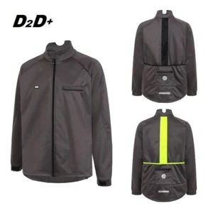 Men's D2D+ ColdStop II Softshell Plus Size Winter Cycling Jacket: 2XL to 4XL - Picture 1 of 13