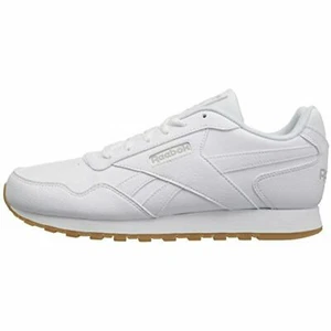 new Reebok womens Classic Leather Harman Run Sneaker shoes White/Steel/Gum 9.5 - Picture 1 of 5