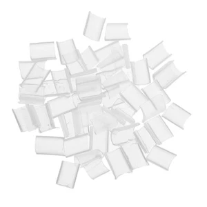 50 lot Keratin Beads Nail Shaped Hot Fusion Glue Hair Styling Tools White - Picture 1 of 10