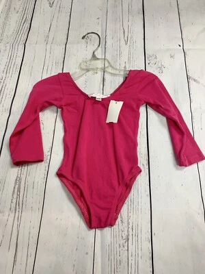18-24 Meses L/S Fucsia Danza Gimnasia Body Leotardo Disfraz Nuevo con Etiquetas Foto 1 de 2