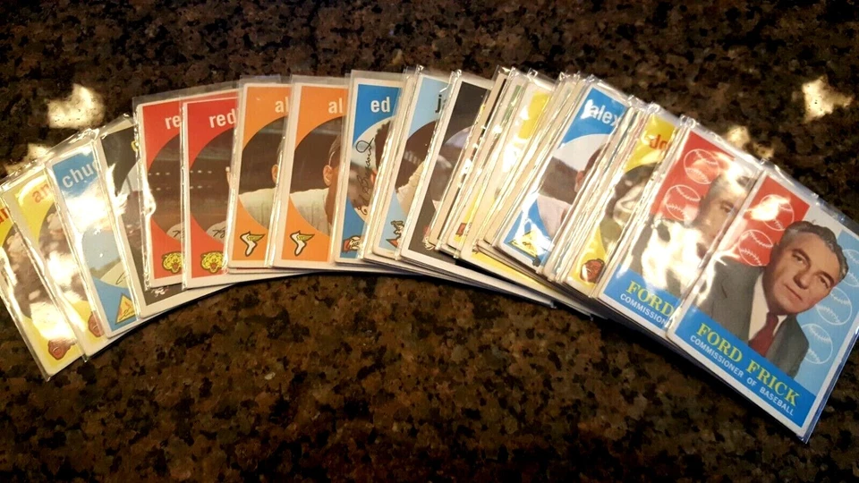 1959 topps baseball cards #481 and up, complete your set HIGH NUMBERS - Image 1 of 1