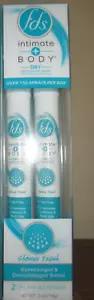 1 pack of 2 FDS Intimate + Body On-The-Go Deodorant Spray Shower Fresh .5oz - Picture 1 of 1
