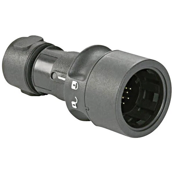 Bulgin PXP6010/16P/CR/0910 Buccaneer Plug Straight DIN Connector 16 Pins - Image 1 of 1