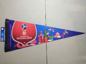 FIFA World Cup RUSSIA 2018 evento ufficiale premium feltro da collezione RARO GAGLIARDETTO - Foto 1 di 5