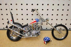 Motocicletta 1/10 Franklin come nuova Harley-Davidson Ultimate Chopper Easy Rider - Foto 1 di 4