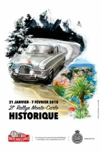 Rally Monte Carlo Historique 2018 - Official Poster - Ford Zephyr - Picture 1 of 1