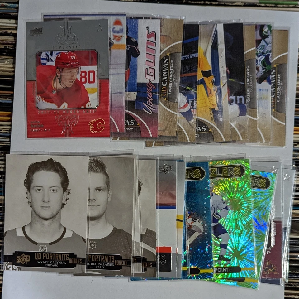 2021-22 Upper Deck 1 & 2 Extended Inserts You Pick List Dazzlers Canvas Portriat - Image 1 of 1