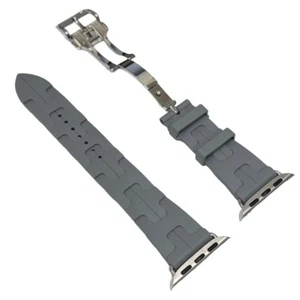 HermèsApple Watch Band Single Tour 42 mm Deployment Buckle Kilim Gray - Zdjęcie 1 z 9