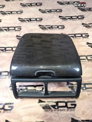 RPG Carbon Center Dash Storage Cover Lid for 97-01 Subaru Impreza WRX STI GC8 GF - Image 1 of 4