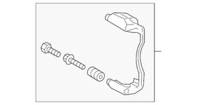 Original Audi 2017-2024 Q3 A3 Quattro A3 Sportback Pinza Montaje 3Q0-615-126 Foto 1 de 2