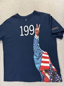 Air Jordan 7 Pure Gold 1992 Dream Team Shirt USA Olympics Nike MJ (Men's 3XL) - Picture 1 of 11