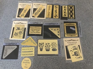 Choose One brass embossing stencil - HERITAGE HANDCRAFTS Brand-See photos, list - Picture 1 of 30