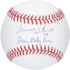 Bernie Williams New York Yankees Signed Baseball with &quot;Bern Baby Bern&quot; Insc