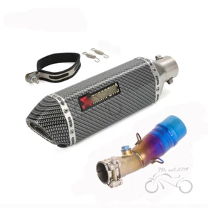 For Yamaha XMAX 300 CZD300 2024 2023 2022 2021 Exhaust Link Pipe Slip on Muffler - Picture 1 of 12