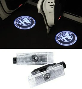2 PROIETTORI LOGO LED SOTTOPORTA ALFA ROMEO GIULIETTA MITO GIULIA STELVIO 159 - Bild 1 von 9