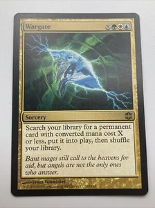 Tarjeta mágica Alara Reborn Wargate Magic The Gathering sin jugar - casi nueva con funda - Imagen 1 de 2