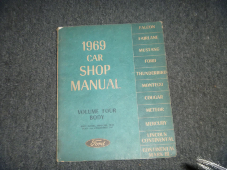 Lincoln Continental Mark III 1969 carrocería taller manual de reparación xz Foto 1 de 1