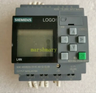 1PC used Tested Siemens 6ED1 052-1FB00-0BA8 LOGO 230RC 6ED1052-1FB00-0BA8 - image 1 of 2
