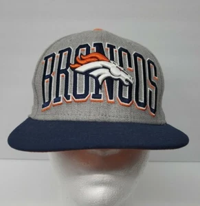 New Era Denver Broncos Orange/Grey/Navy Blue 9Fifty NFL Snapback Exc. Condition - Picture 1 of 7
