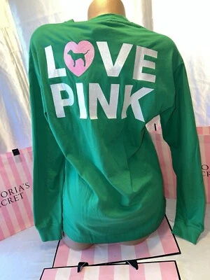 Victorias Secret PINK Varsity Crew Shirt “Original” Small Last One - Image 1 of 2