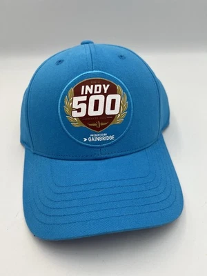 Aqua/Light Blue Gainbridge 2022 Indy 500 Hat Cap Strapback Trucker New W/ Tags! - Image 1 of 4