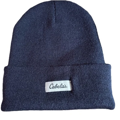 Cabelas Winter Beanie Hat Cap  Black. Black. New Without Tags. Unisex. ￼ - Image 1 of 3
