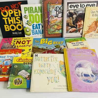 Childrens Hardcover Mixed Storybook Bulk Book Bundle x12 Kids Lot Free Post - Image 1 of 4