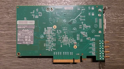 AJA KONA-4-R0 4K/2K/3G/Dual Link/HD/SD HDMI Input PCIe Capture Card - Image 1 of 2