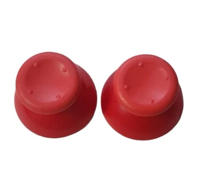 2 Xbox 360 Thumbsticks Red Joysticks Analog Cover Sticks Grip Cap Axis Replace - Image 1 of 2