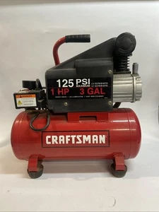 CRAFTSMAN 921.153101 125 PSI 1HP 3 GAL AIR COMPRESSOR SN 556621 - Picture 1 of 7