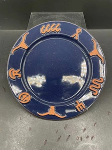 Ranch Navy Blue by Frankoma USA Pottery Cattle Brands Soup Bowl - Picture 1 of 7