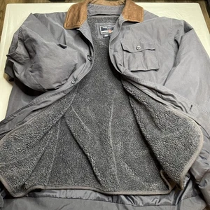 Free Country USA Men XXL Navy Winter Coat Fleece Removable Lining Casual or Barn - Picture 1 of 15