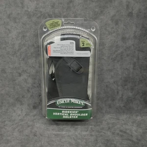 Uncle Mikes Sidekick Vertical Shoulder Nylon Holster Size 2 Black Right 8302-1 - Picture 1 of 8