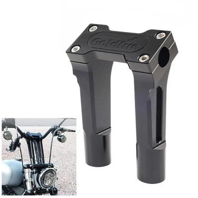 6" Pullback Handlebar Riser Clamp For Harley Softail Dyna Softail 1" Handlebar - Image 1 of 4