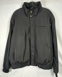 Clavin Klein Herren wasserabweisende schwere Windbreaker Jacke schwarz 2XL neu ohne Etikett - Bild 1 von 10