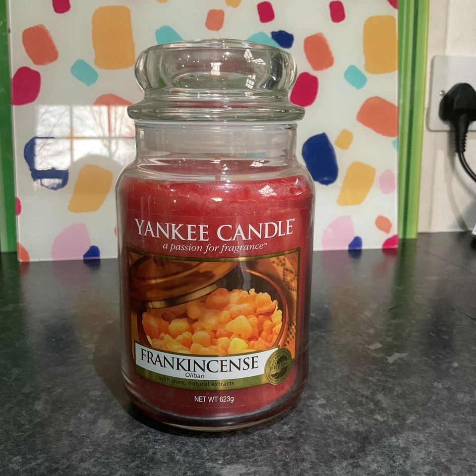 Yankee Candle Frankincense Large 623g Jar. New in Mint Condition 2014  - Image 1 of 4