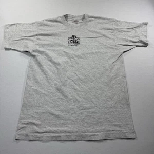 Vintage 90s Stick World Yeah Right T Shirt Men’s XL Single Stitch Heather Gray - Picture 1 of 11