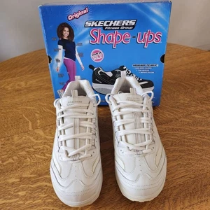 Skechers Shape-Ups White Size 11 Athletic Toning Walking Shoes 11800 plus DVD - Picture 1 of 12