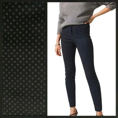 NWT - WHITE HOUSE BLACK MARKET Black Dot High Rise Ponte Leggings size XS - Image 1 of 4