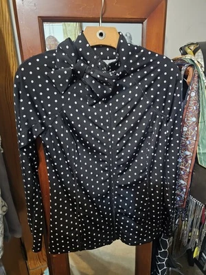 Top deportivo Kate Spade Beyond Yoga con cremallera lazo a lunares talla mediana Foto 1 de 4