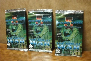 Babylon 5 CCG The Great War 3 Booster Pks PDN5444C NEW Sealed Not Returnable - Picture 1 of 1
