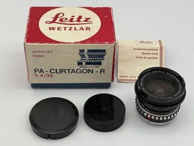LEITZ Leica PA-Curtagon-R 35mm/F4.0 Lens Germany MINT RARE W/ Box - Image 1 of 4