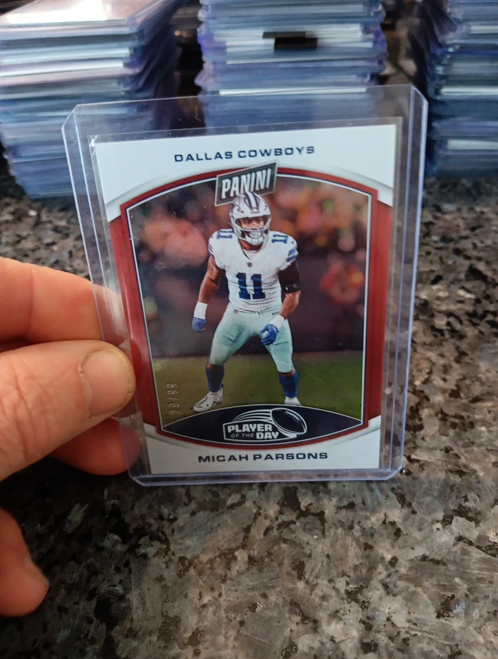 2023  Micah Parsons  Dallas Cowboys Player Of The Day To /99  - Image 1 of 2
