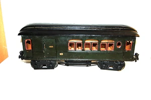 Old Four-Axle Märklin Track 1 Tin Post Car 1895 with Interior 33 cm - Picture 1 of 13