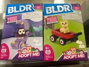 BLDR ADOPT ME DOG w/ LITTLE RED WAGON And Owl And Magic BUILDING SET - Picture 1 of 2