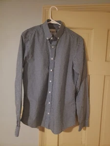 BEN SHERMAN Tailoring  Skinny Fit 15.5 * 34/35 Bottom Long Sleeve Shirt.  - Picture 1 of 7