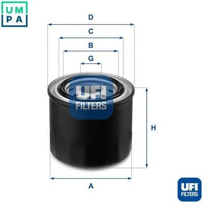 OIL FILTER 23.259.00 FOR SUBARU TRIBECA/SUV OUTBACK LEGACY/IV/Station/Wagon/� - Image 1 of 4