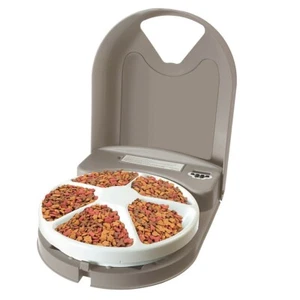NEW PetSafe Eatwell Automatic 5 Meal Pet Feeder Cat Dog Programmable Digital P3 - Picture 1 of 3