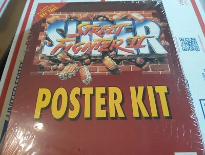 NEW Street Fighter II Poster Kit by Capcom Macintosh Computer Game - Image 1 of 4