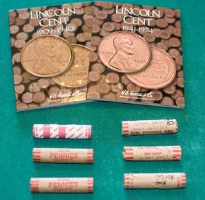 Paquete de inicio de coleccionista de centavos de trigo Lincoln - Imagen 1 de 5